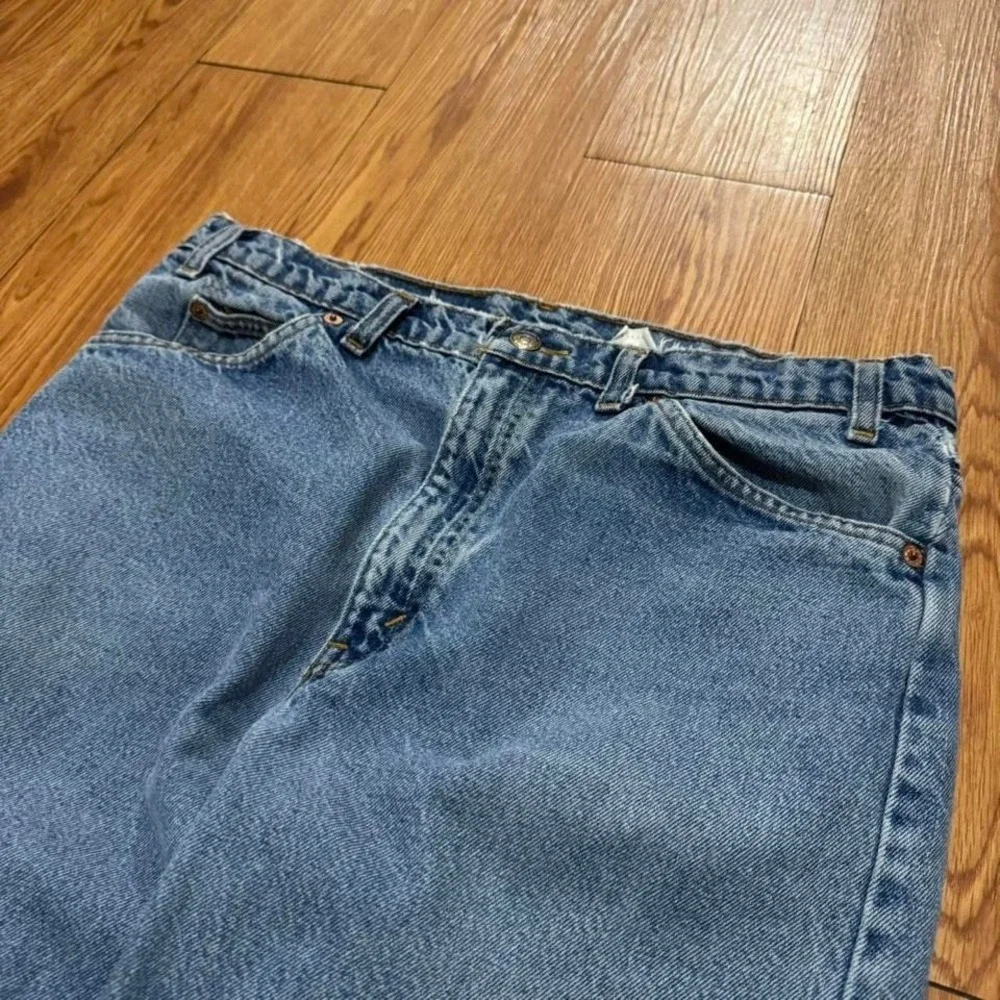 Levi's Men's Jeans Orange‎ Tab 90s Faded Blue USA Made Measures 33x28